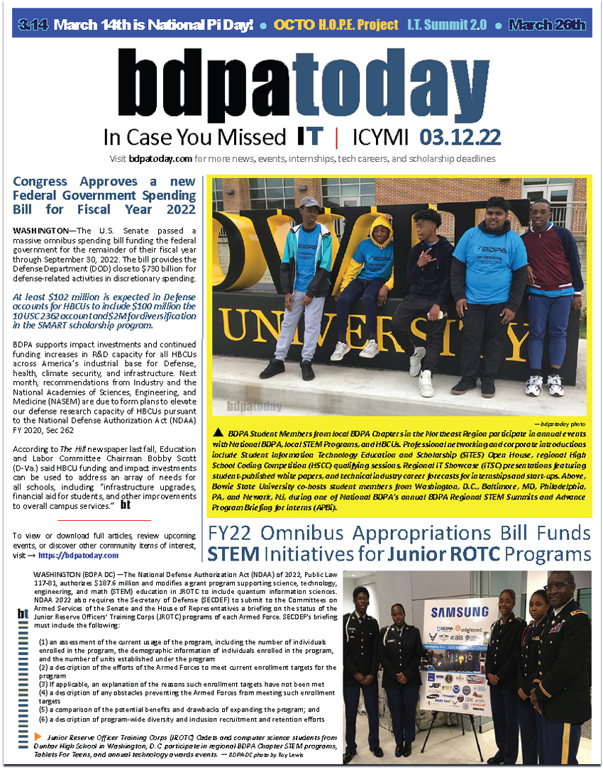 bdpatoday | ICYMI 03.12.22 (View or download a fully interactive version.)