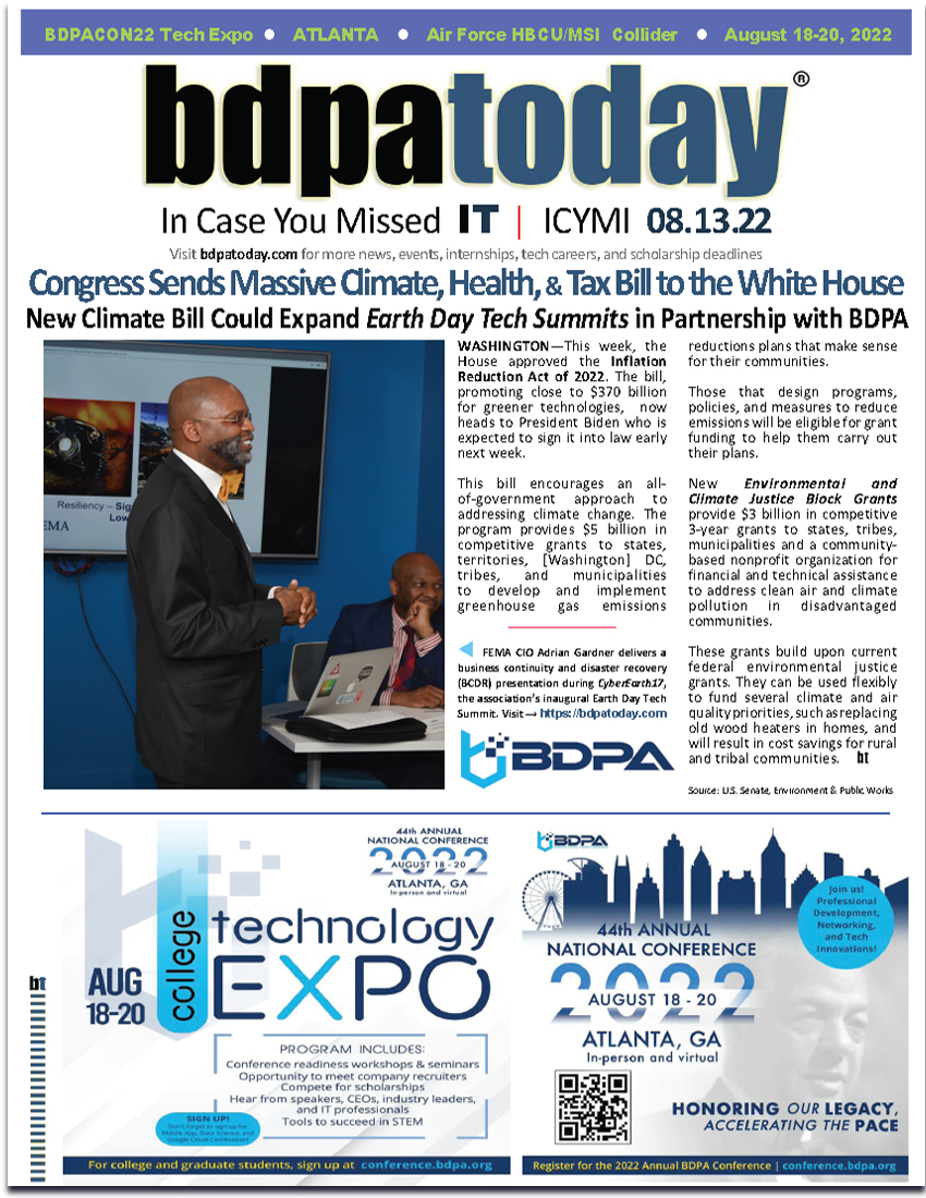bdpatoday | ICYMI 08.13.22 (View or download a fully interactive version.)